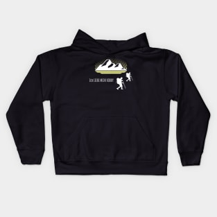 Hiking in the Harz Mountains the right shirt as a gift Kids Hoodie